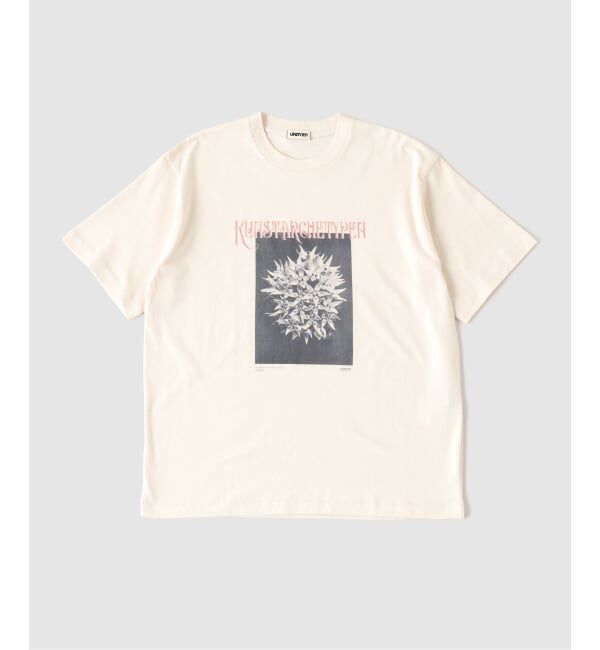 JOURNAL STANDARD「UNDYED / アンダイド 別注 Karl Blossfeldt フォトT」|Tシャツ・カットソー|ホワイト C