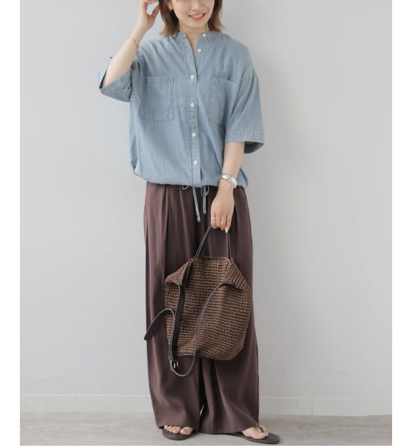JOURNAL STANDARD relume「ライトデニムドロストシャツ」|シャツ・ブラウス|