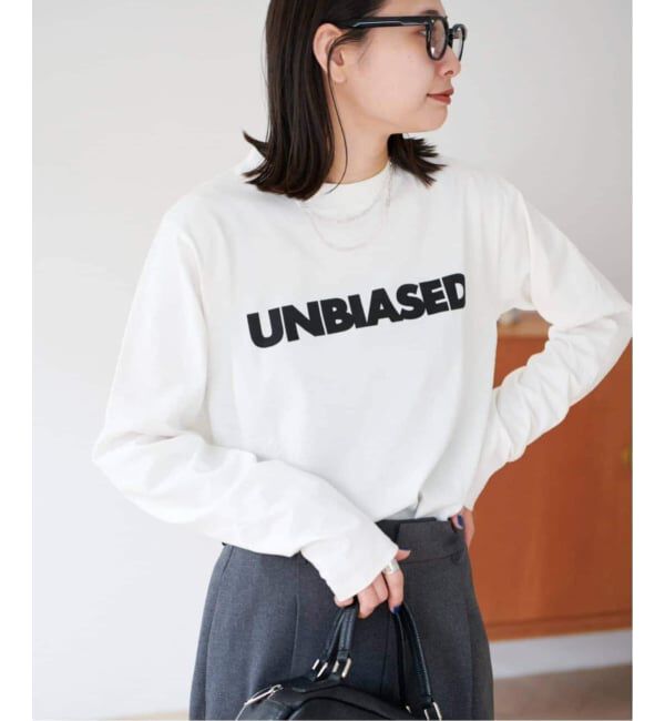 JOURNAL STANDARD「《WEB限定追加予約》UNBIASEDロングスリーブ Tシャツ」|Tシャツ・カットソー|ホワイト