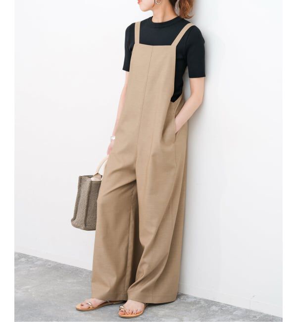 Spick and Span「《WEB限定 / 追加》ドライクロスコンビネゾン」|オールインワン|