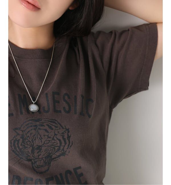 Spick and Span「【SAMH by LILAS】 Vintagelike ホワイトムーンストーンネックレス SV」|ネックレス|