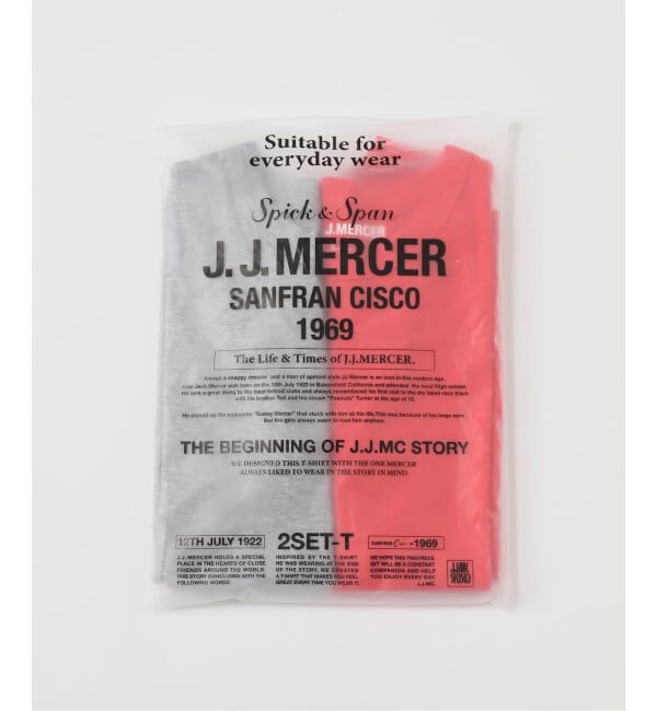 Spick and Span「《2枚セット / 別注》J.J.Mercer / ジェイジェイマーサー 2SET TEE」|Tシャツ・カットソー|