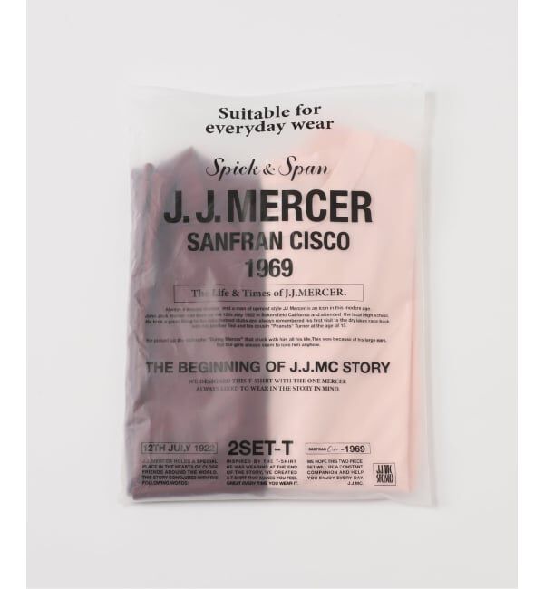 Spick and Span「《2枚セット / 別注》J.J.Mercer / ジェイジェイマーサー 2SET TEE」|Tシャツ・カットソー|