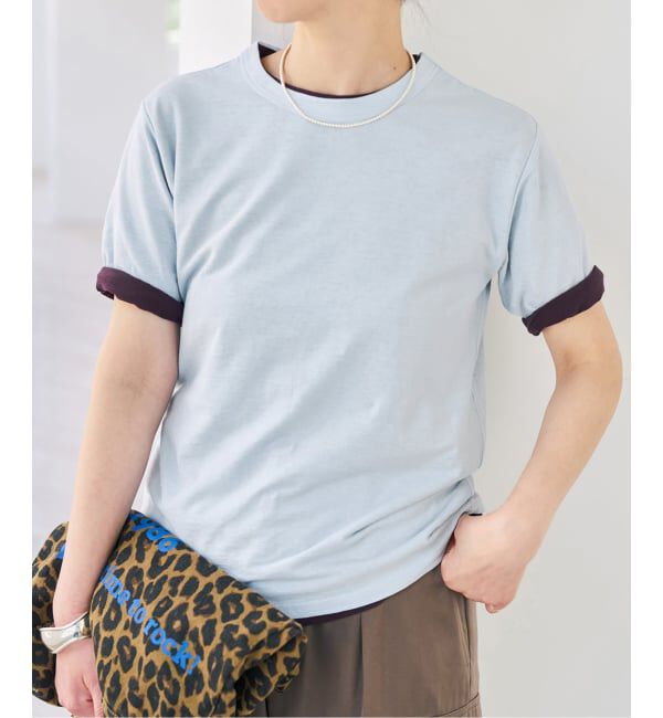 Spick and Span「《2枚セット / 別注》J.J.Mercer / ジェイジェイマーサー 2SET TEE」|Tシャツ・カットソー|サックスブルー