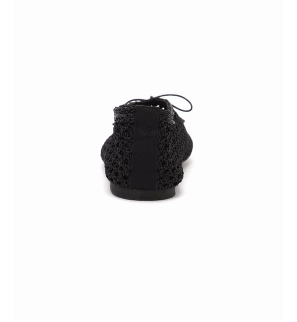 GRISE「《WEB+一部店舗限定》GRISE CORD MESHバレリーナ」|バレエシューズ|