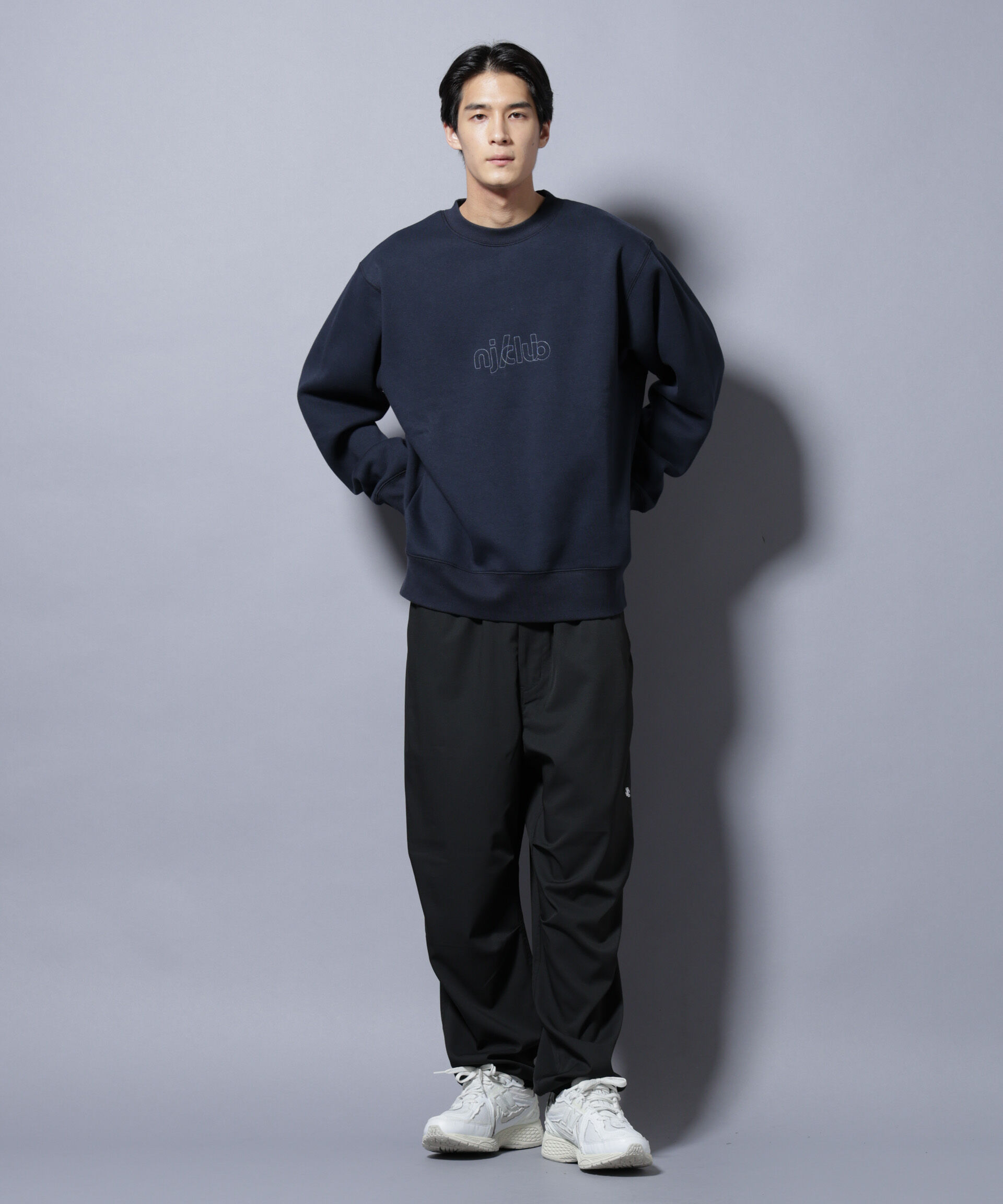 NANO universe「「NJ/CLUB」裏起毛 ジャージークルーネックスウェット」|Tシャツ・カットソー|