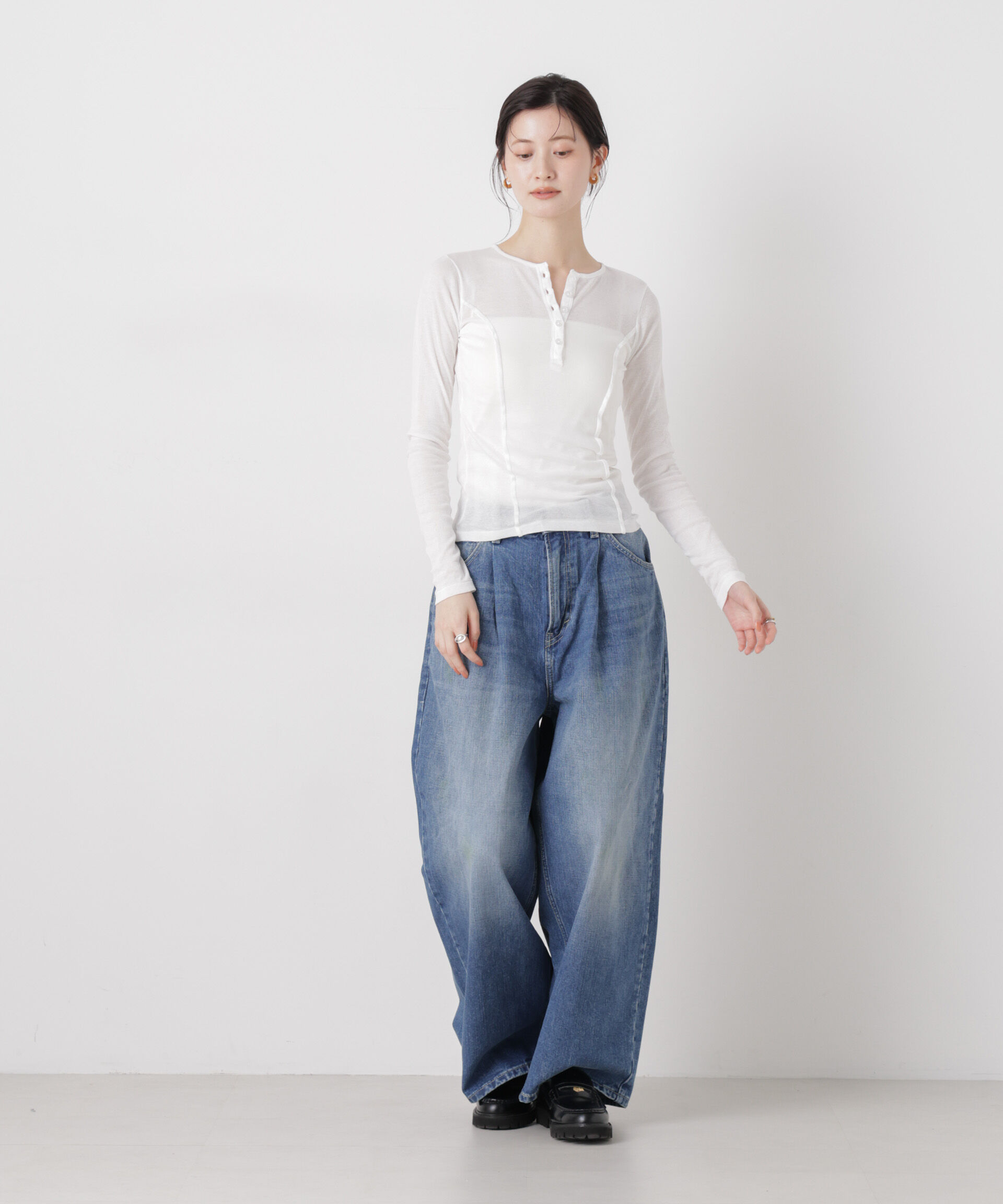 NANO universe「Robert P. Miller/LightPrib Henly L/S Tee 」|Tシャツ・カットソー|