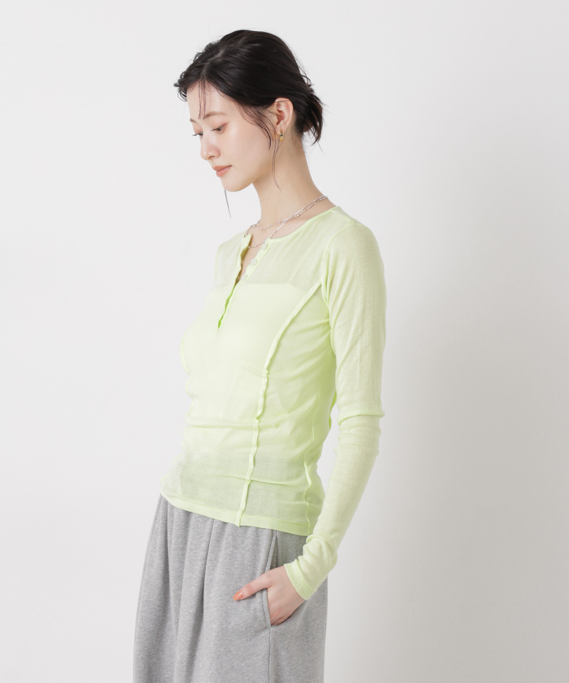 NANO universe「Robert P. Miller/LightPrib Henly L/S Tee 」|Tシャツ・カットソー|