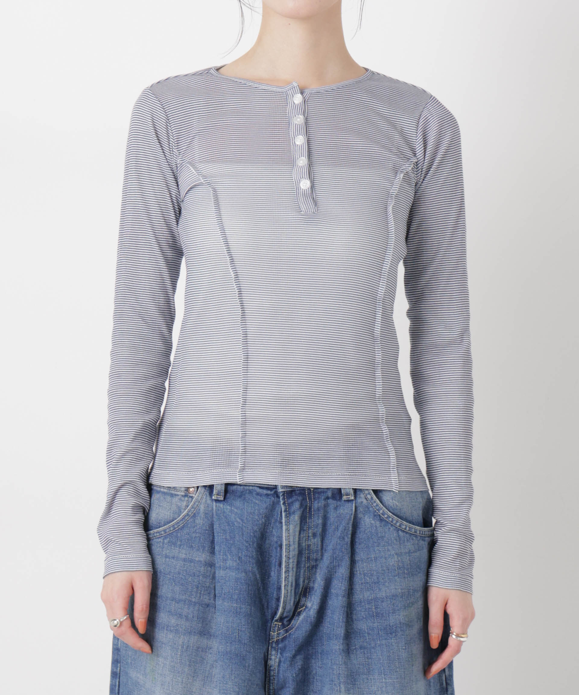 NANO universe「Robert P. Miller/LightPrib Henly L/S Tee 」|Tシャツ・カットソー|