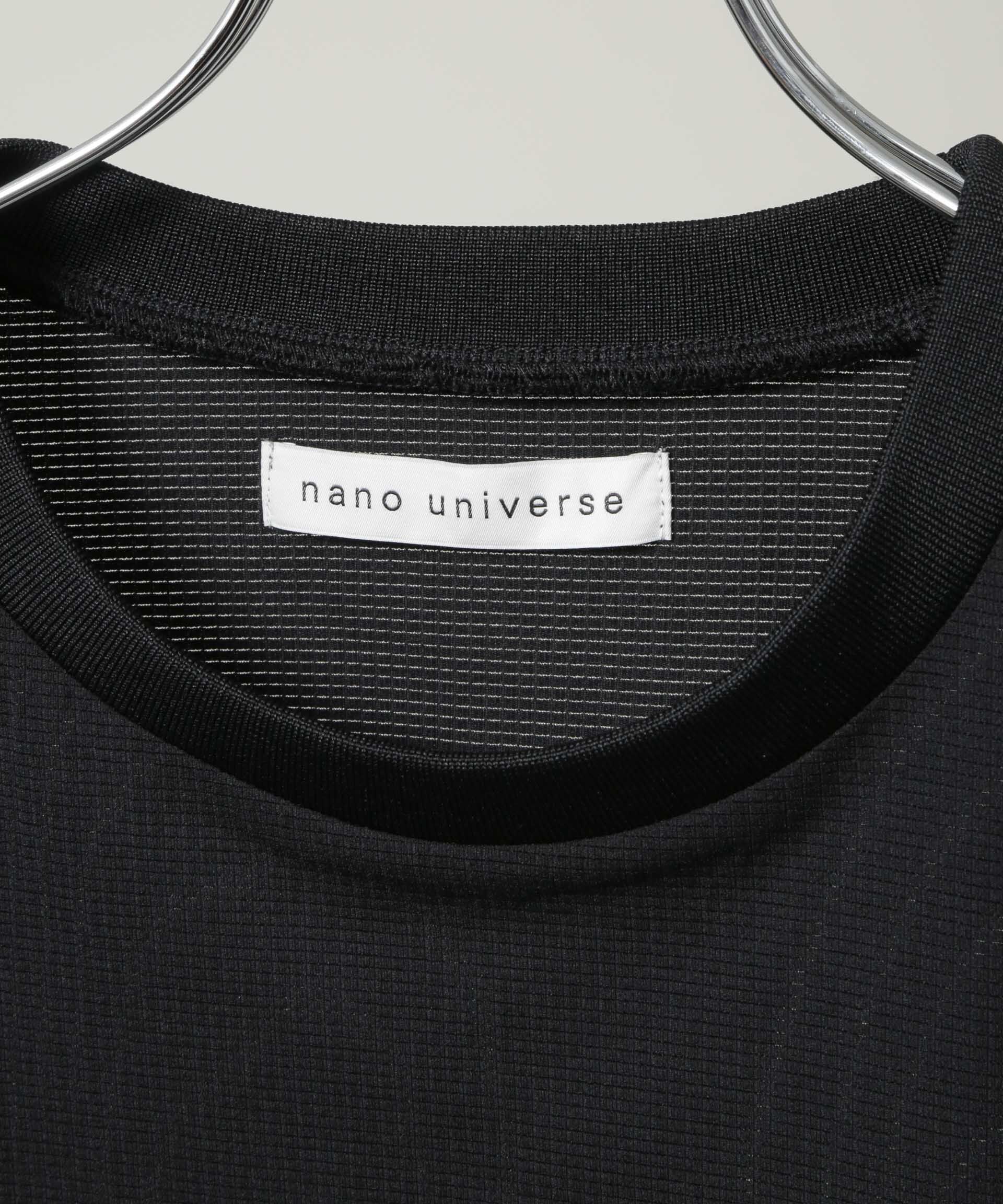 NANO universe「CIRCLEMOVA(R)メッシュリップストップTシャツ 半袖(セットアップ可)」|Tシャツ・カットソー|