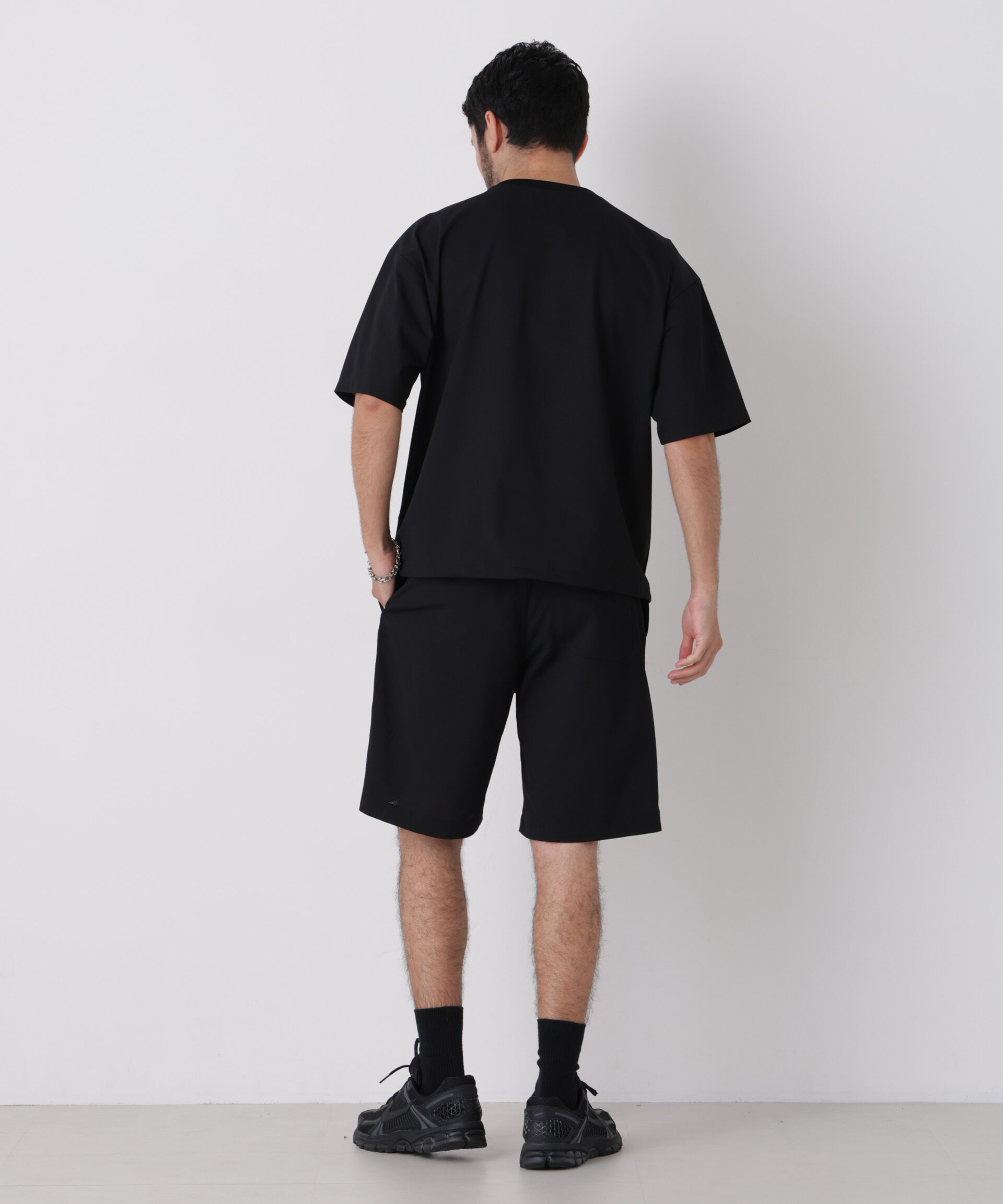 NANO universe「CIRCLEMOVA(R)メッシュリップストップTシャツ 半袖(セットアップ可)」|Tシャツ・カットソー|