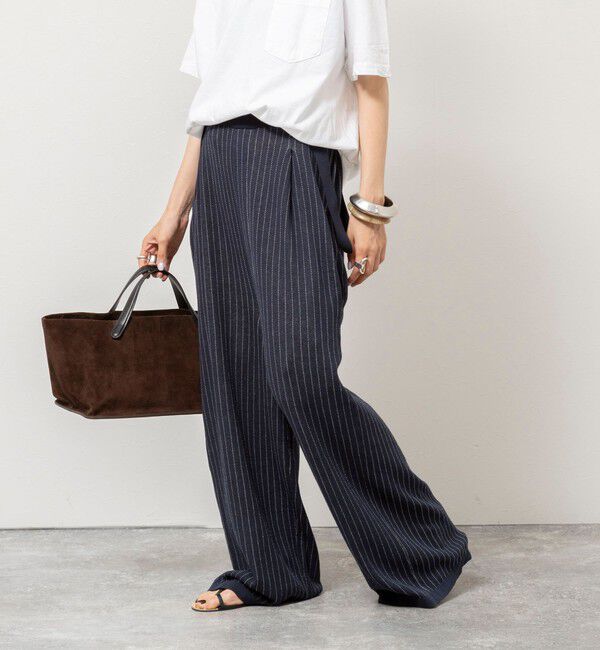 Rie Miller「《手洗い可能》Wジャガードニットサロペット」|オールインワン|