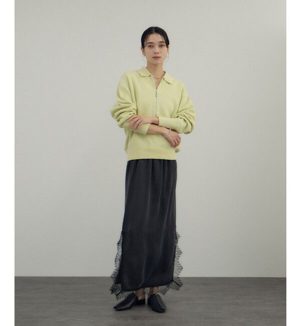 SALON adam et rope'「フレンチレースパネルスカート」|スカート|
