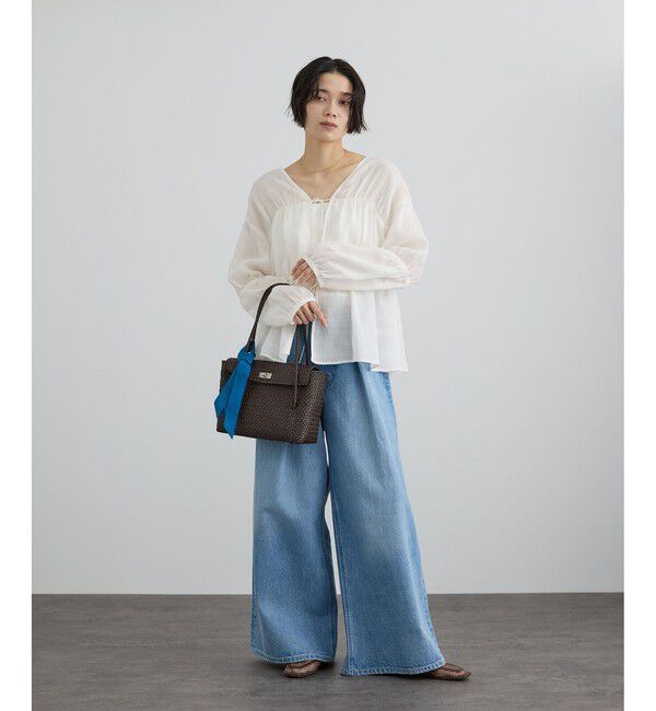 SALON adam et rope'「【Diminutivo（ディミヌティーボ）】プラスチックひねり金具付きハンドバッグ」|ハンドバッグ|