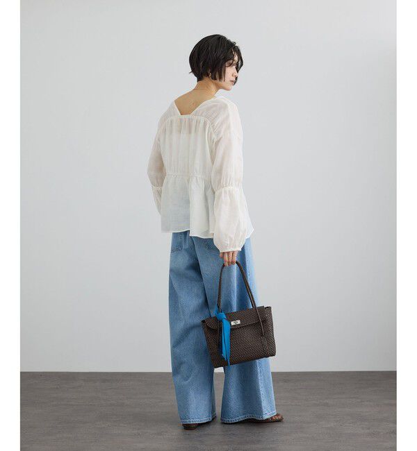 SALON adam et rope'「【Diminutivo（ディミヌティーボ）】プラスチックひねり金具付きハンドバッグ」|ハンドバッグ|