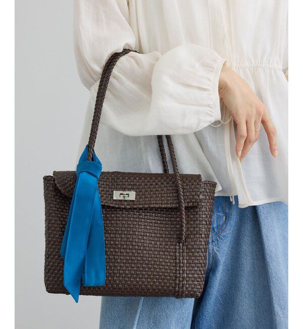 SALON adam et rope'「【Diminutivo（ディミヌティーボ）】プラスチックひねり金具付きハンドバッグ」|ハンドバッグ|