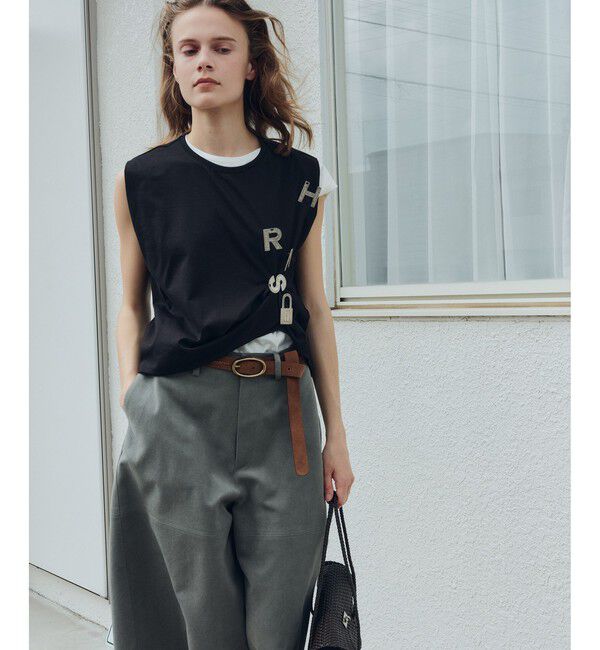 SALON adam et rope'「プリマベールショルダータックノースリーブプルオーバー / UVケア」|Tシャツ・カットソー|