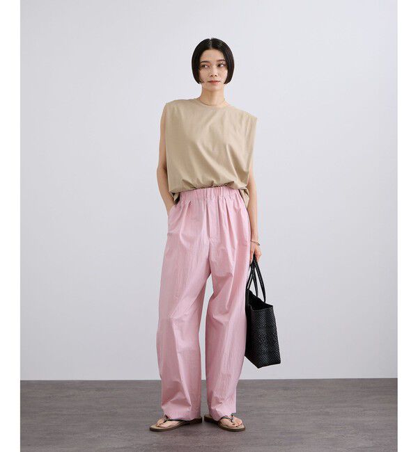 SALON adam et rope'「プリマベールショルダータックノースリーブプルオーバー / UVケア」|Tシャツ・カットソー|