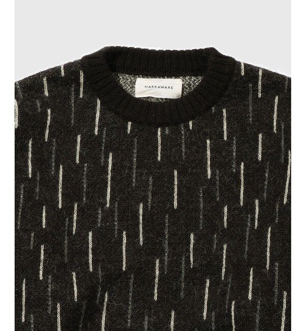 ADAM ET ROPE'「【MARKAWARE/マーカウェア】RAIN DROP PATTERN JUMPER」|ニット・セーター|