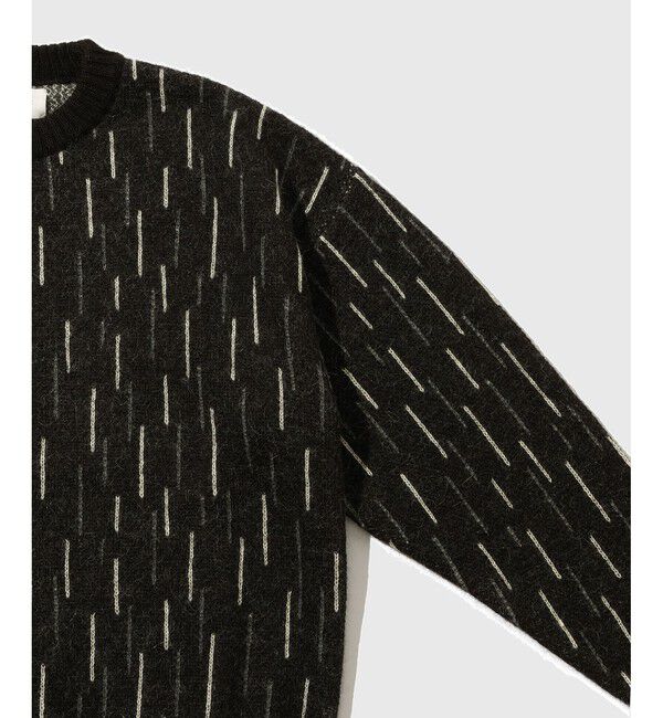 ADAM ET ROPE'「【MARKAWARE/マーカウェア】RAIN DROP PATTERN JUMPER」|ニット・セーター|