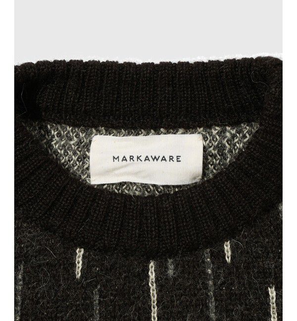 ADAM ET ROPE'「【MARKAWARE/マーカウェア】RAIN DROP PATTERN JUMPER」|ニット・セーター|