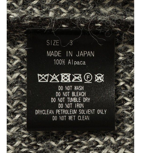 ADAM ET ROPE'「【MARKAWARE/マーカウェア】RAIN DROP PATTERN JUMPER」|ニット・セーター|