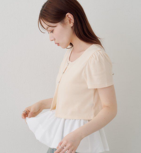  「【マルチウェイ】ホルターバルーンカーデSET」|Tシャツ・カットソー|