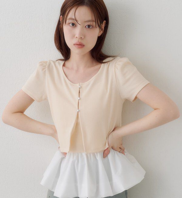  「【マルチウェイ】ホルターバルーンカーデSET」|Tシャツ・カットソー|