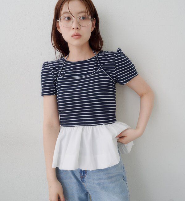  「【マルチウェイ】ホルターバルーンカーデSET」|Tシャツ・カットソー|