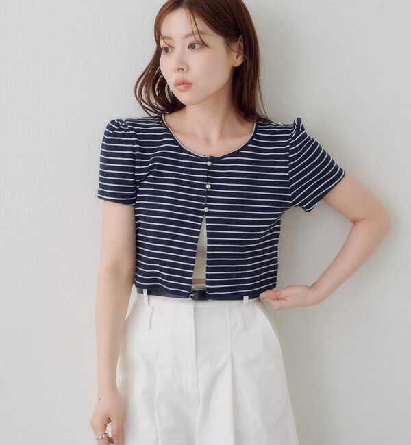  「【マルチウェイ】ホルターバルーンカーデSET」|Tシャツ・カットソー|