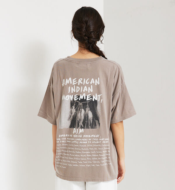 ABAHOUSE「【REMI RELIEF / レミ レリーフ】 INDIAN天竺 BIGTシャツ」|Tシャツ・カットソー|