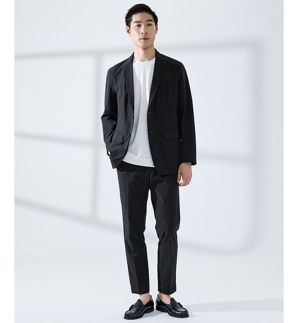 ABAHOUSE「【SMART CLOSET】シルケット天竺　ワイドリブ Tシャツ / 接触冷感」|Tシャツ・カットソー|