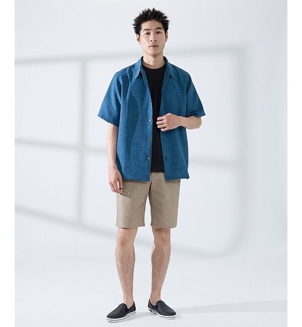 ABAHOUSE「【SMART CLOSET】シルケット天竺　ワイドリブ Tシャツ / 接触冷感」|Tシャツ・カットソー|