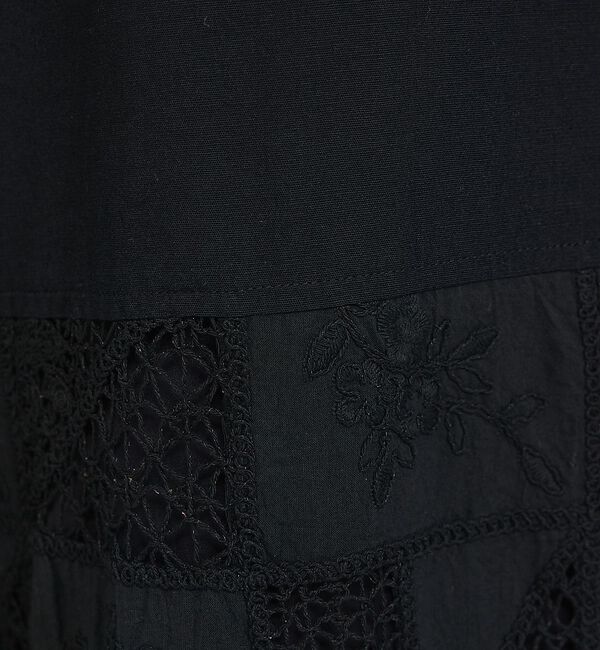 abahouse mavie「【セットアップ対応】刺繍レースワイドパンツ」|その他|