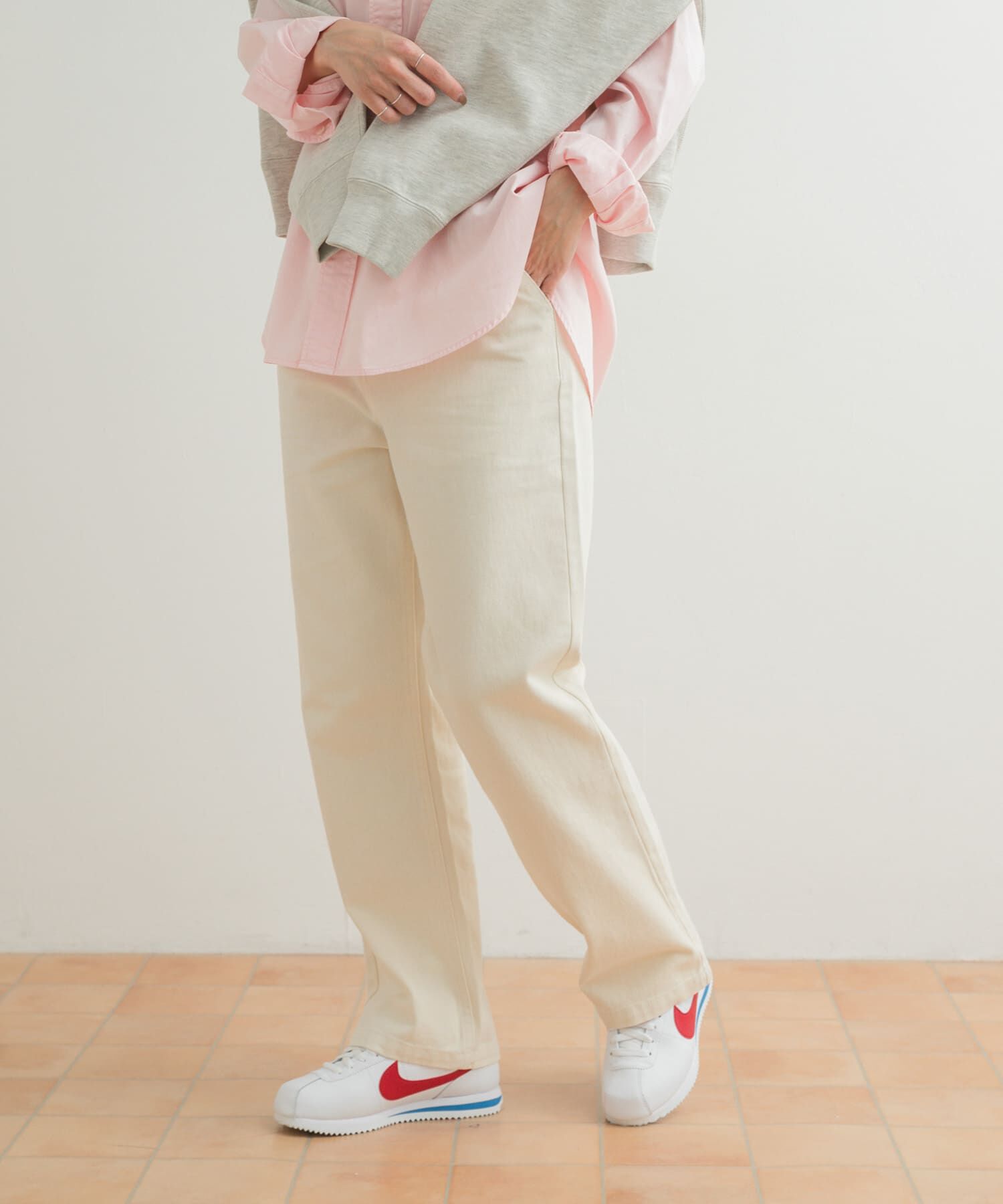 URBAN RESEARCH DOORS「デニムワイドパンツ」|デニム|