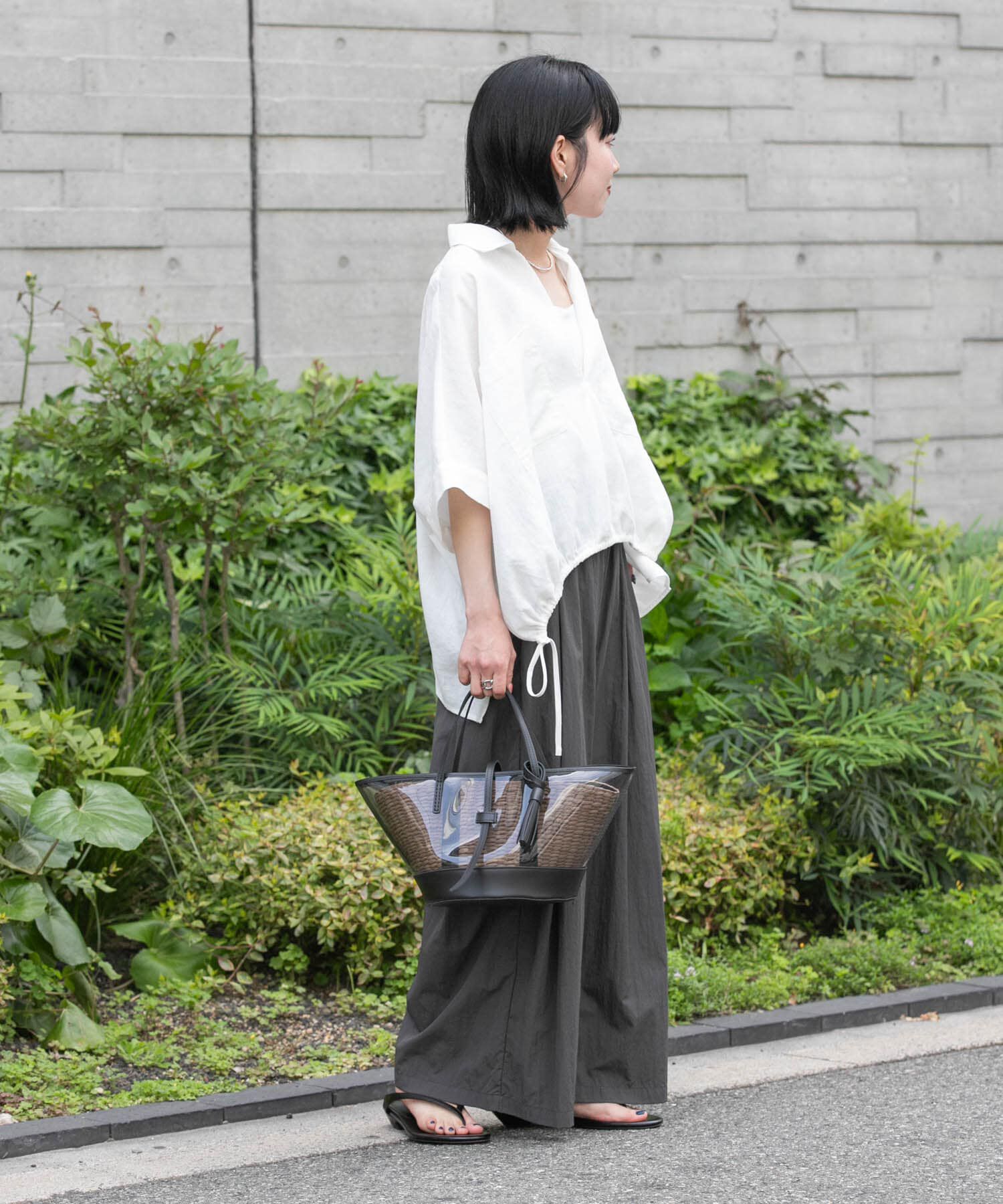 URBAN RESEARCH「『UR TECH/撥水/UVカット』ギャザーワイドパンツ」|その他|