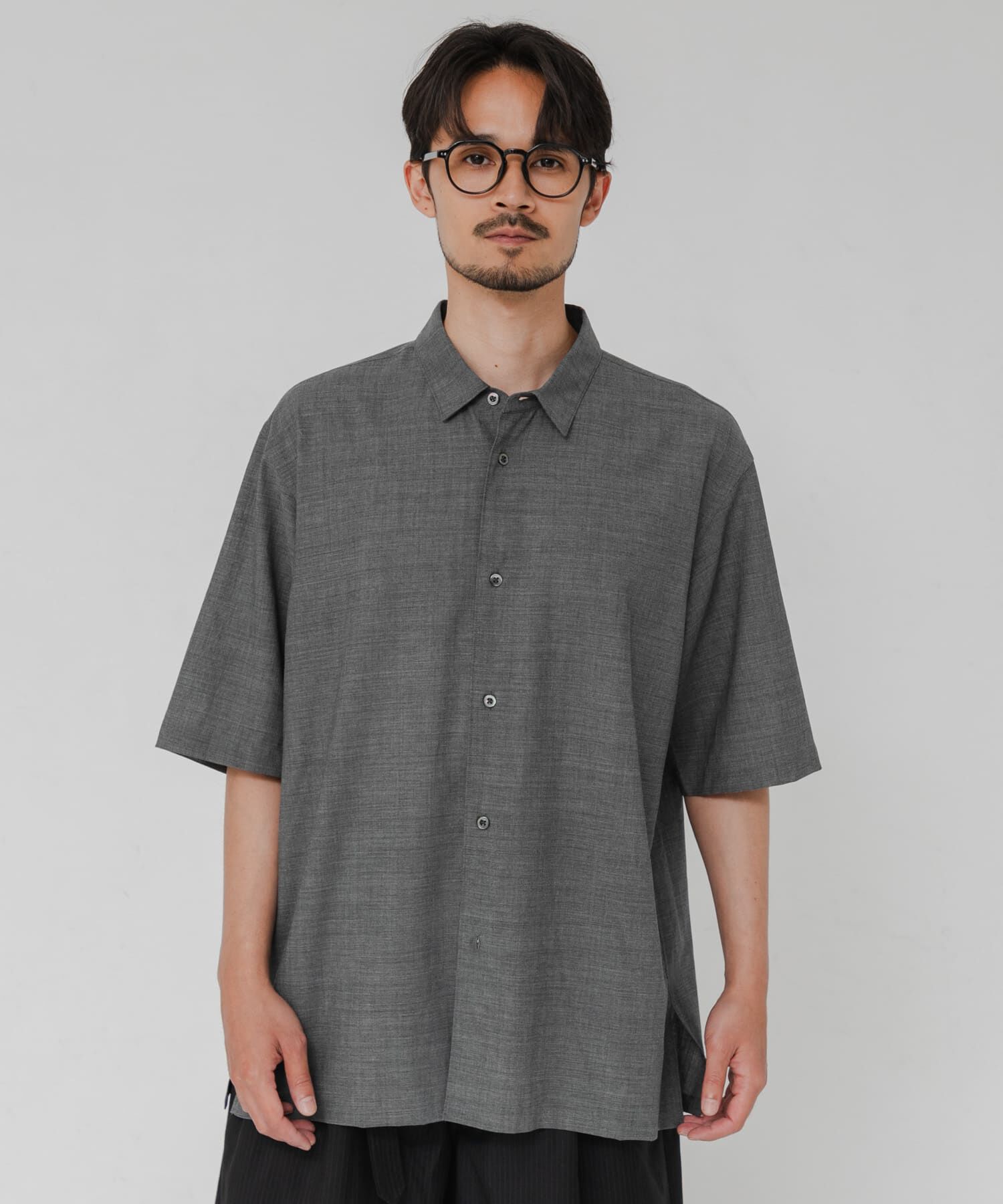 URBAN RESEARCH「『別注』ATON&times;URBAN RESEARCH　WOOL GAUZE SHORT-SLEEVE SHIRTS」|シャツ・ブラウス|