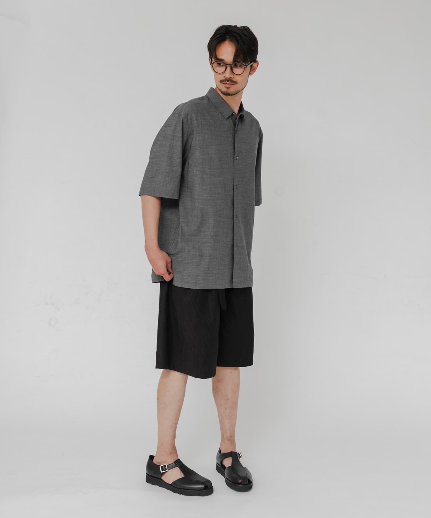 URBAN RESEARCH「『別注』ATON&times;URBAN RESEARCH　WOOL GAUZE SHORT-SLEEVE SHIRTS」|シャツ・ブラウス|