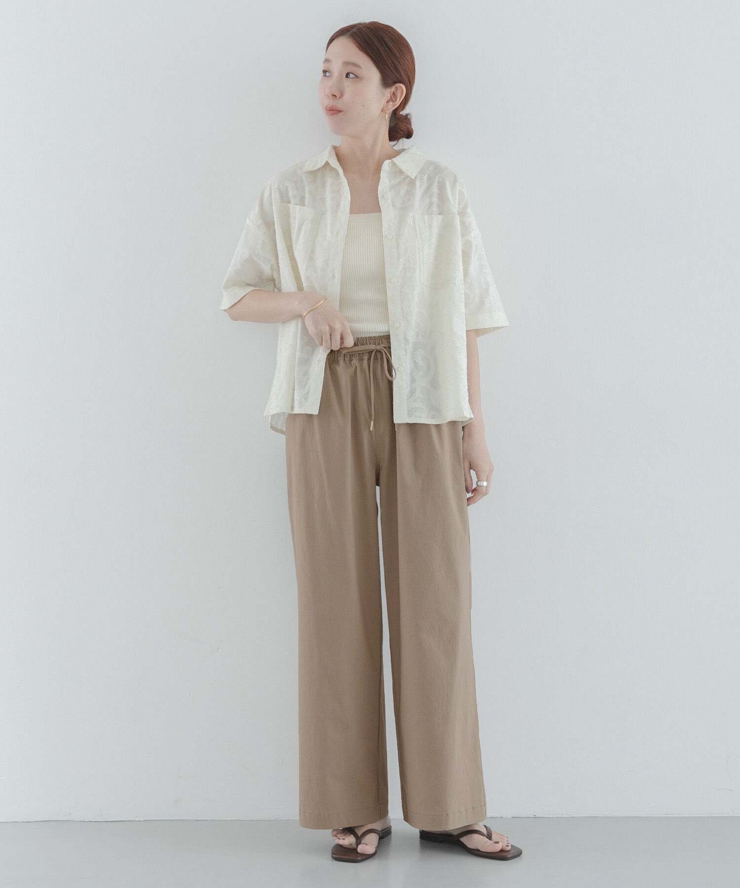 Sonny Label 「ハイスペイージーセミワイドパンツ」|その他|