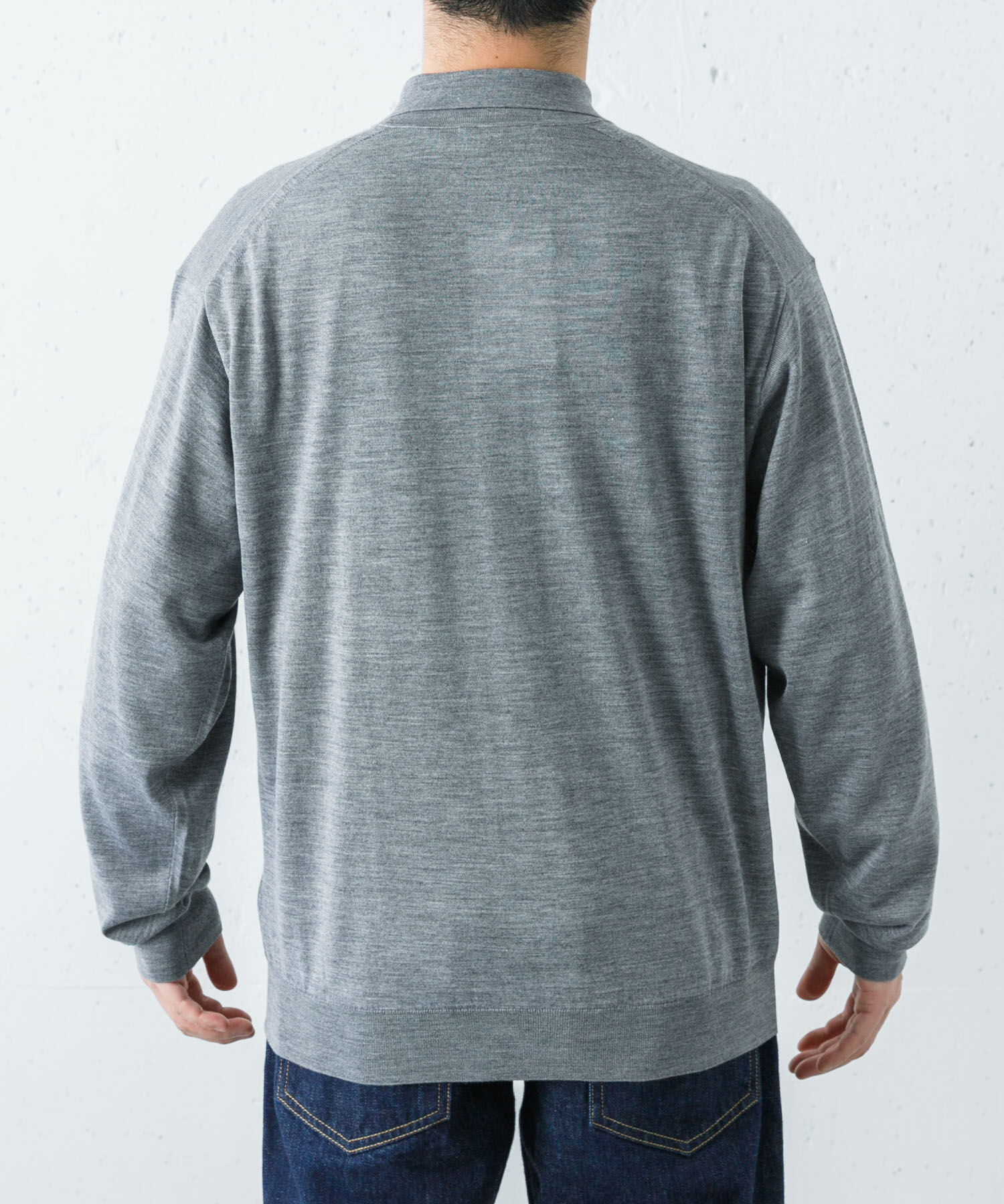 URBAN RESEARCH「YLEVE　W/S CASHMERE  KNIT POLO」|ニット・セーター|