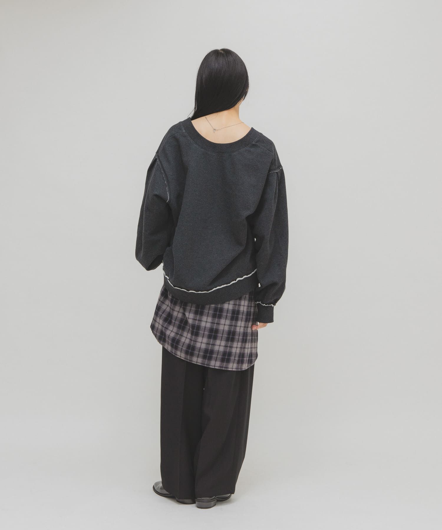  「2WAYルーズスウェット」|Tシャツ・カットソー|