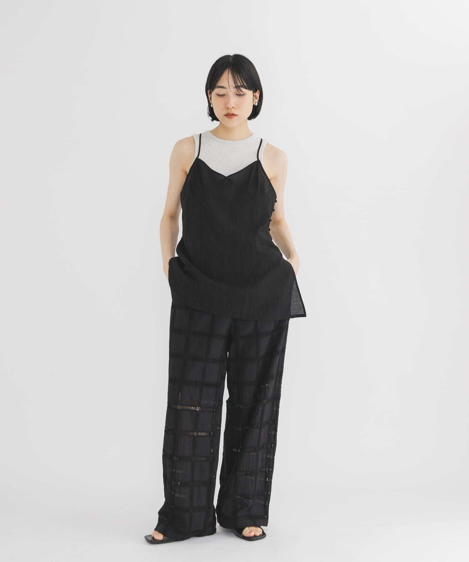  「キャミビスチェSETトップス」|Tシャツ・カットソー|