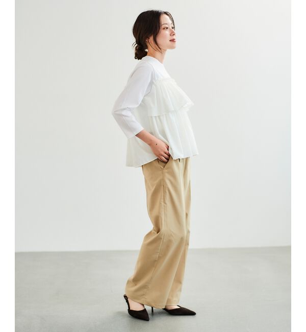 le.coeur blanc「ビスチェライクドッキングプルオーバー」|Tシャツ・カットソー|