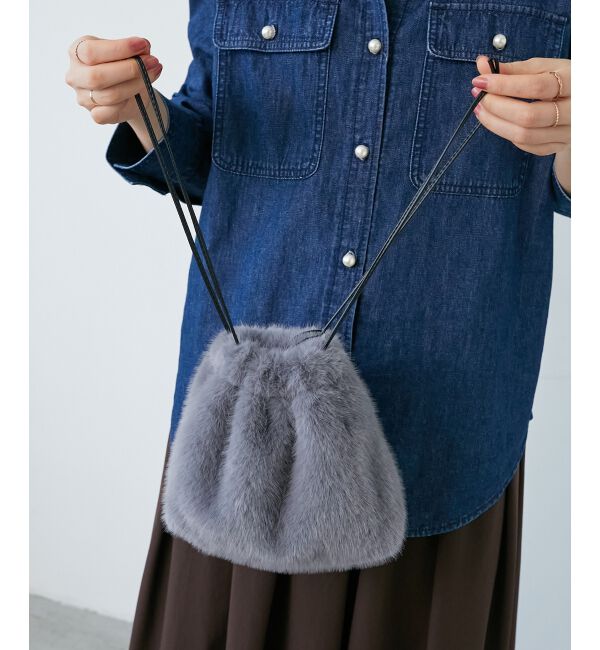  「《WEB限定アイテム》エコファー巾着BAG」|その他|