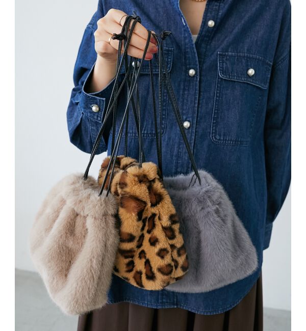  「《WEB限定アイテム》エコファー巾着BAG」|その他|