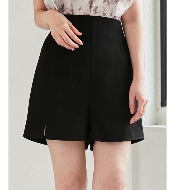 MAJESTICLEGON「ミニスリットショートパンツ」|その他|ブラック