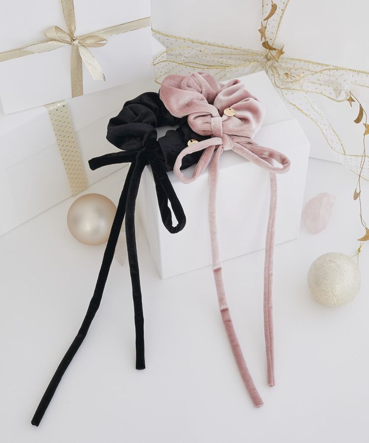 Maison de FLEUR「ベロアリボンシュシュ」|その他|