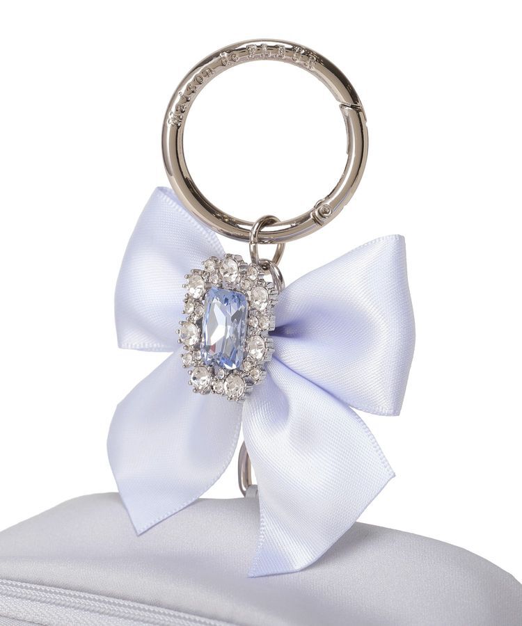Maison de FLEUR「【WEB限定】ブルーマニアクリアポーチ」|ポーチ|