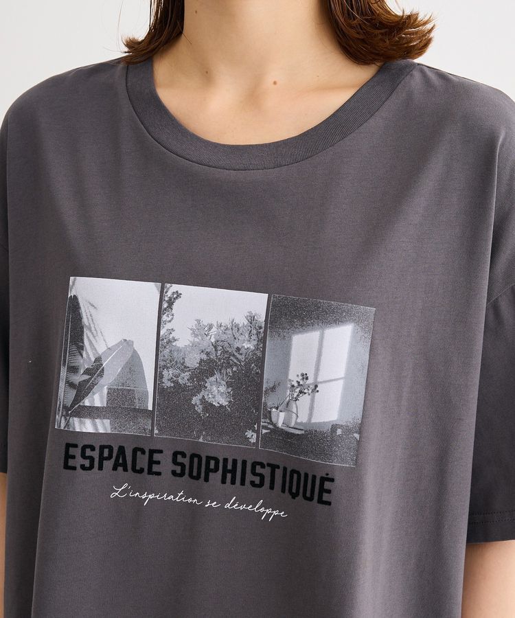 Green Parks「【適ON】汗染み防止ボックスロゴTシャツ」|Tシャツ・カットソー|