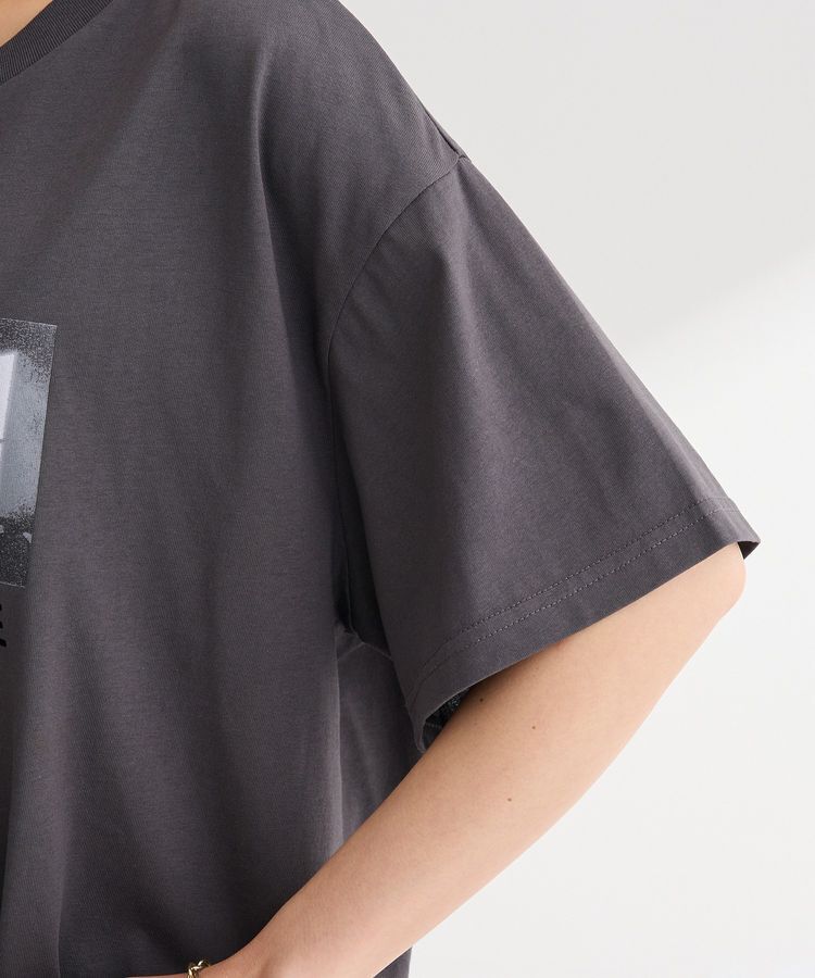 Green Parks「【適ON】汗染み防止ボックスロゴTシャツ」|Tシャツ・カットソー|
